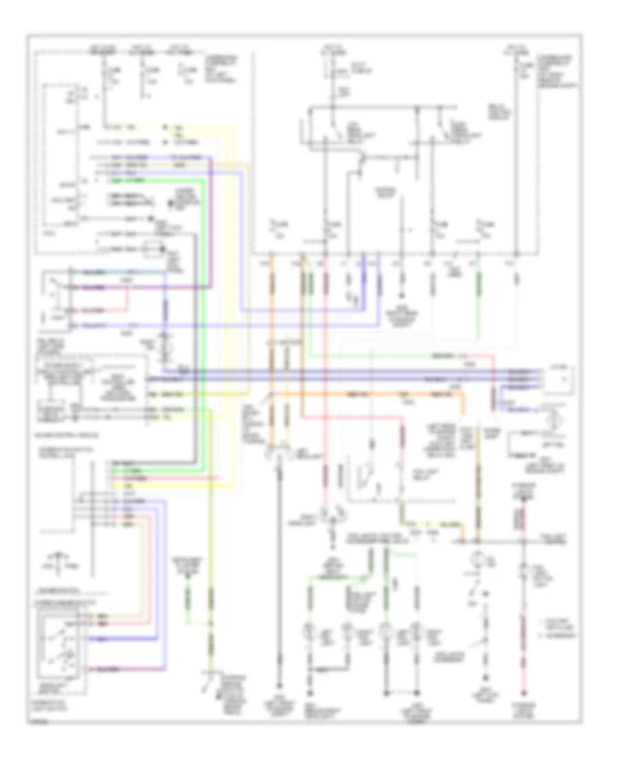 Headlights Wiring Diagram for Honda Ridgeline RT 2012
