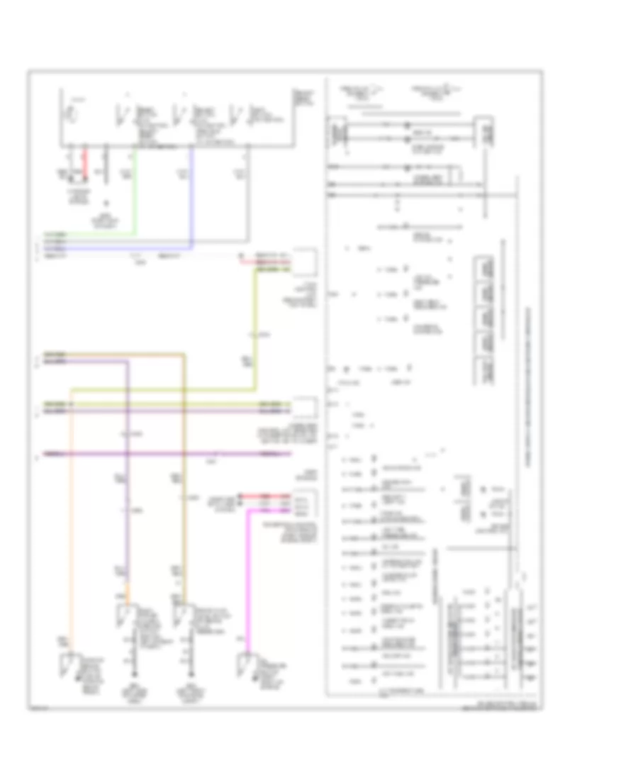 Instrument Cluster Wiring Diagram 2 of 2 for Honda Ridgeline RT 2012