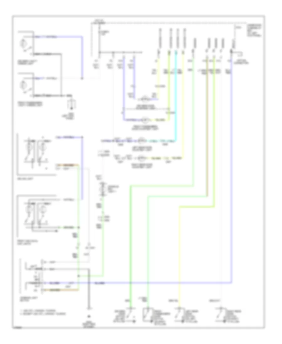 Courtesy Lamps Wiring Diagram for Honda Ridgeline RT 2012