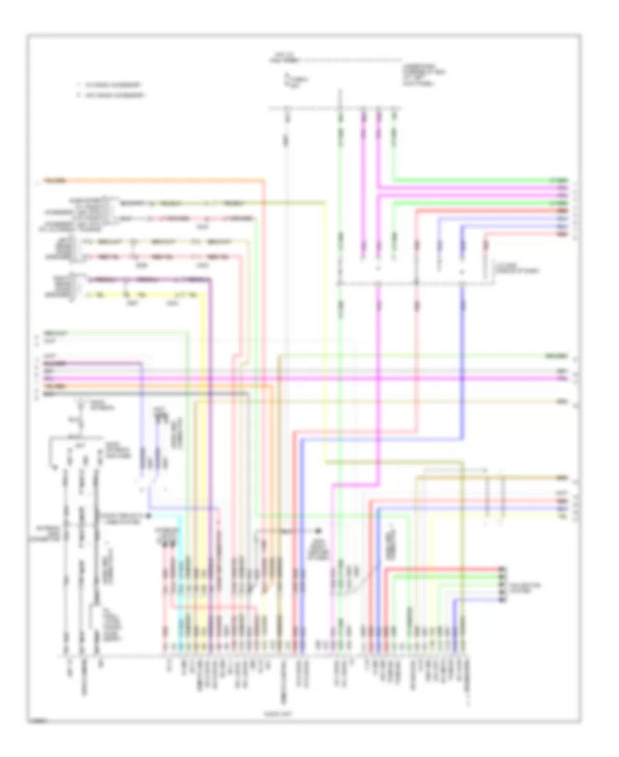 Navigation Wiring Diagram 3 of 4 for Honda Ridgeline RT 2012