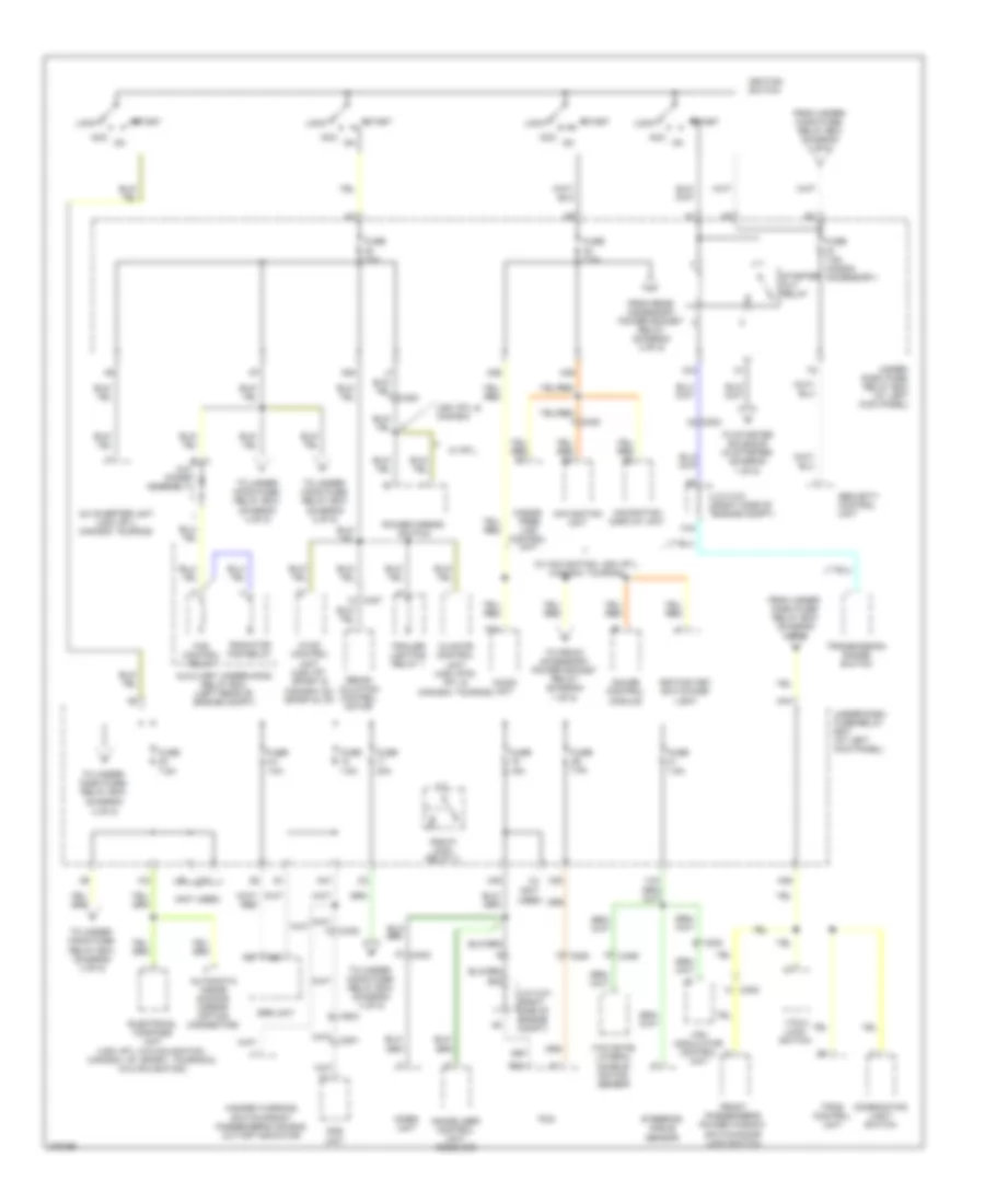 Power Distribution Wiring Diagram 5 of 5 for Honda Ridgeline RT 2012