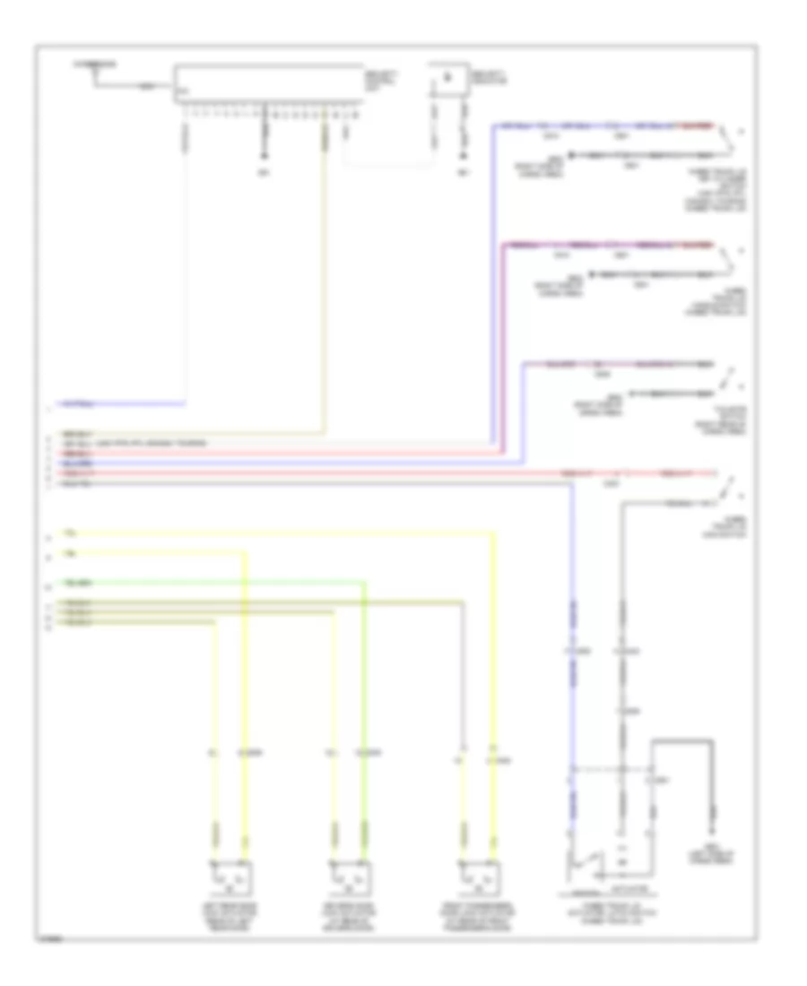 Power Door Locks Wiring Diagram (3 of 3) for Honda Ridgeline RT 2012