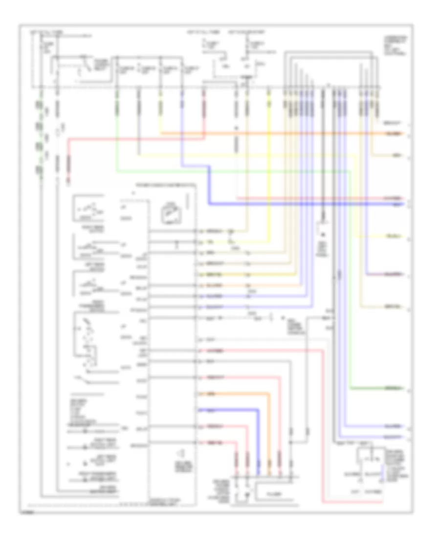 Power Windows Wiring Diagram 1 of 3 for Honda Ridgeline RT 2012
