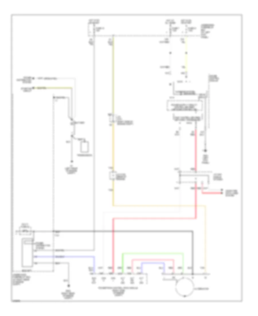 Charging Wiring Diagram for Honda Ridgeline RT 2012