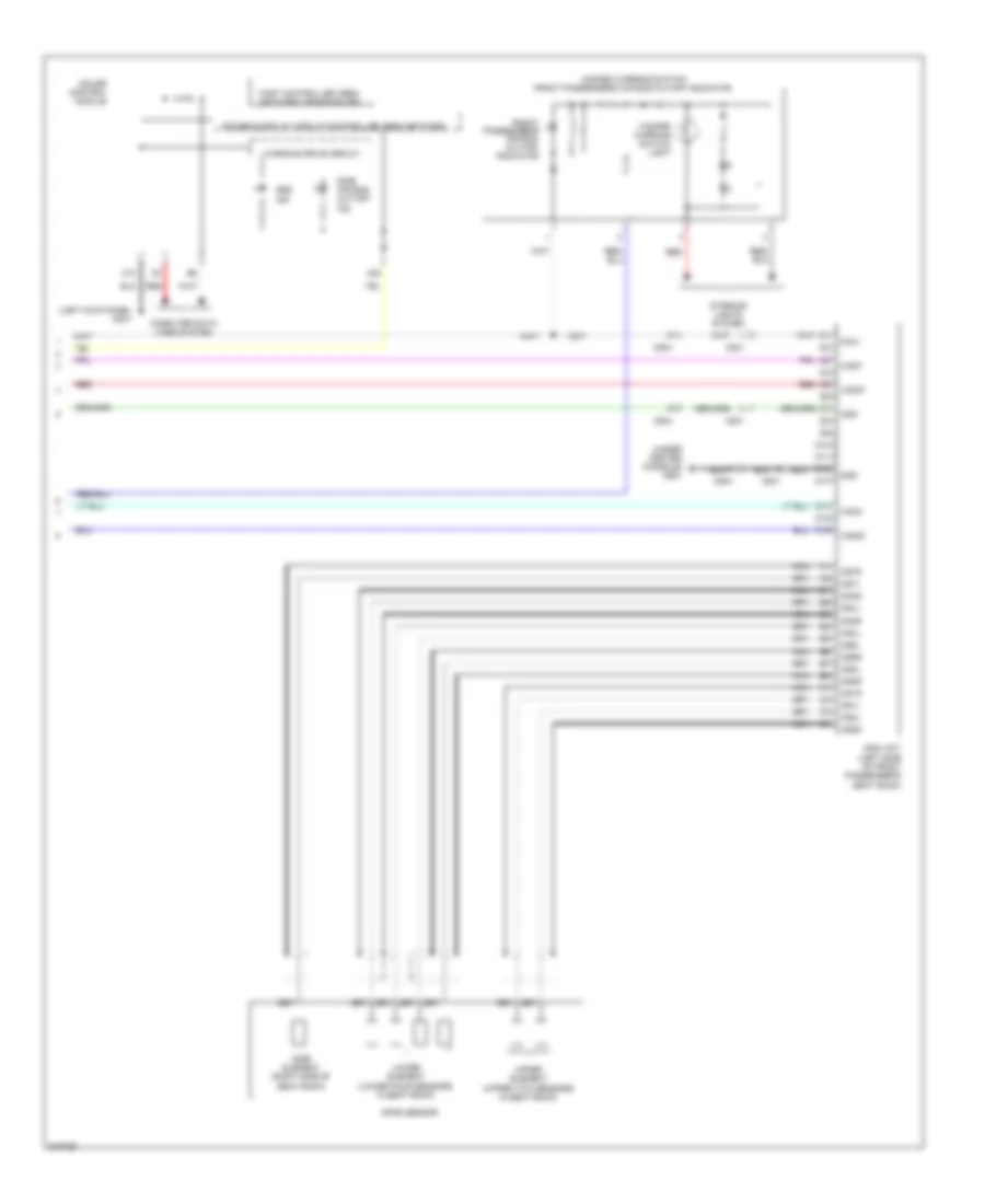 Supplemental Restraints Wiring Diagram (3 of 3) for Honda Ridgeline RT 2012