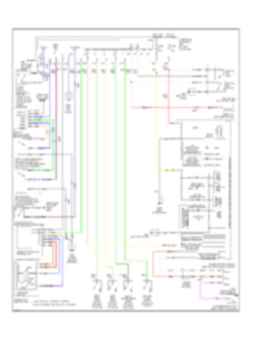 Chime Wiring Diagram for Honda Ridgeline RT 2012