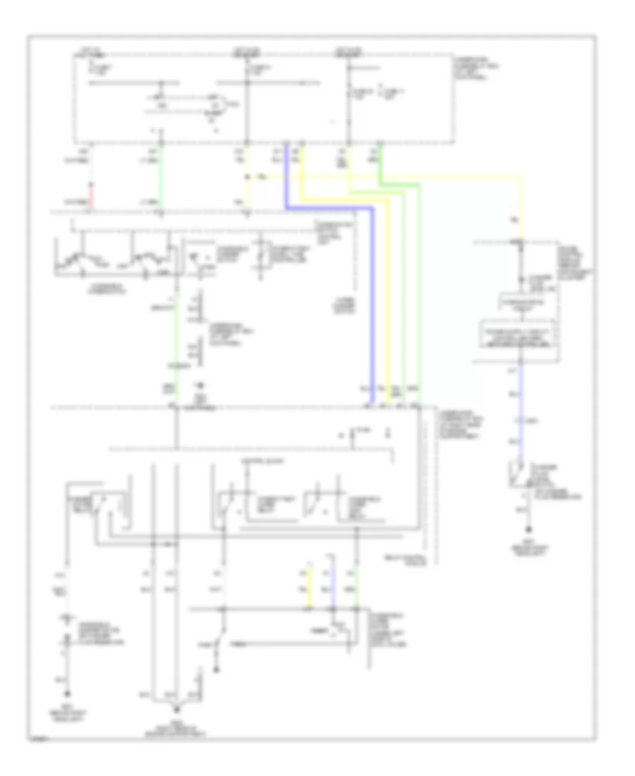 Wiper Washer Wiring Diagram for Honda Ridgeline RT 2012