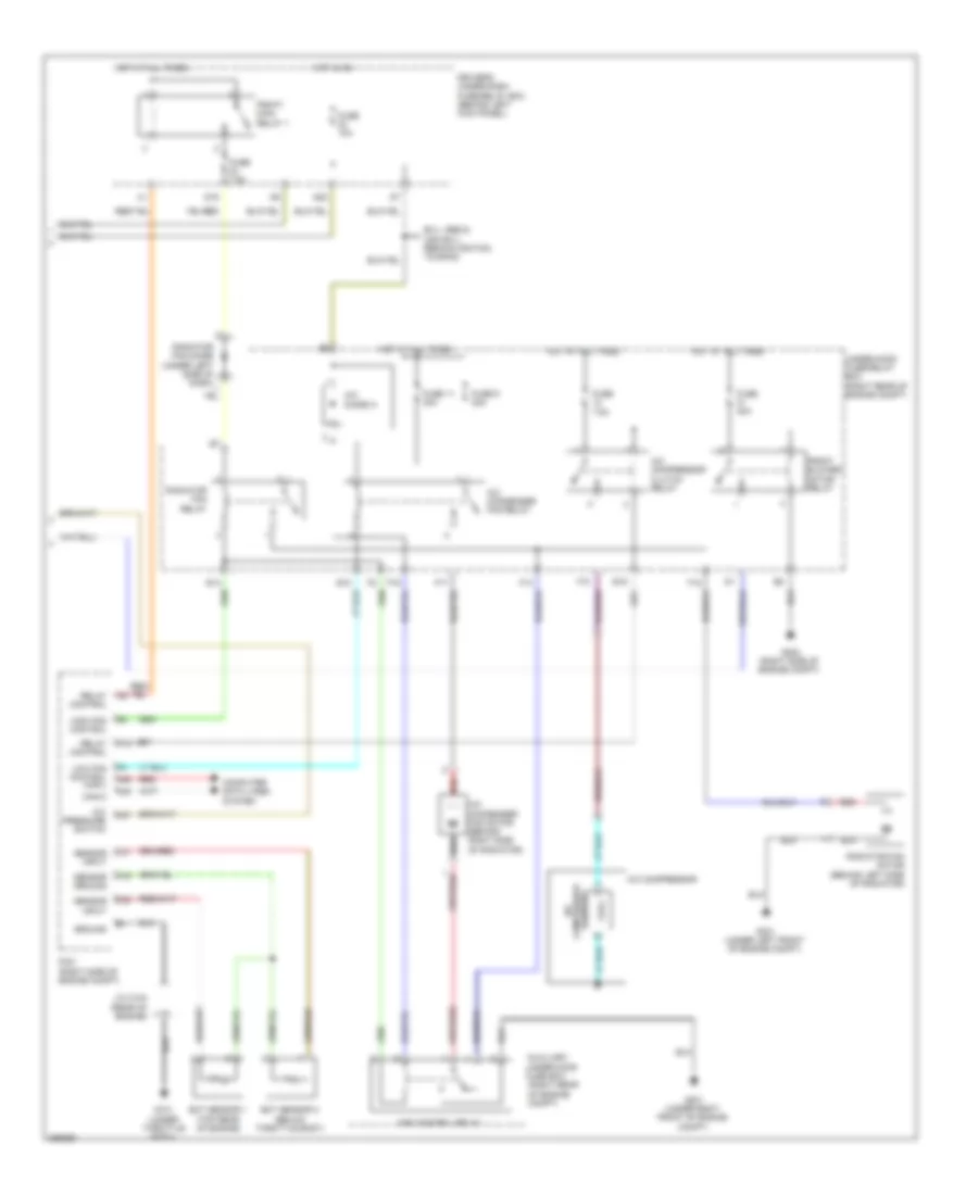 Automatic A C Wiring Diagram 3 of 3 for Honda Odyssey LX 2008