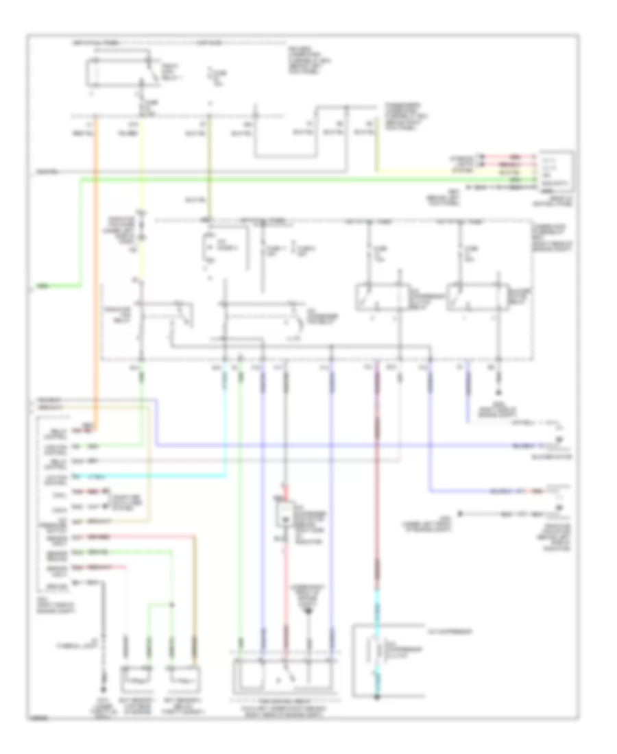 Manual A C Wiring Diagram 2 of 2 for Honda Odyssey LX 2008