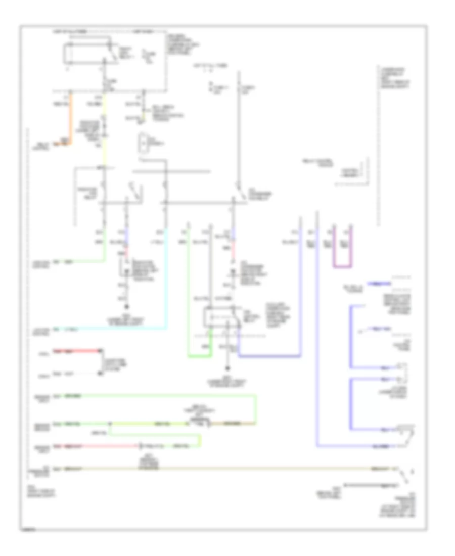 Cooling Fan Wiring Diagram for Honda Odyssey LX 2008