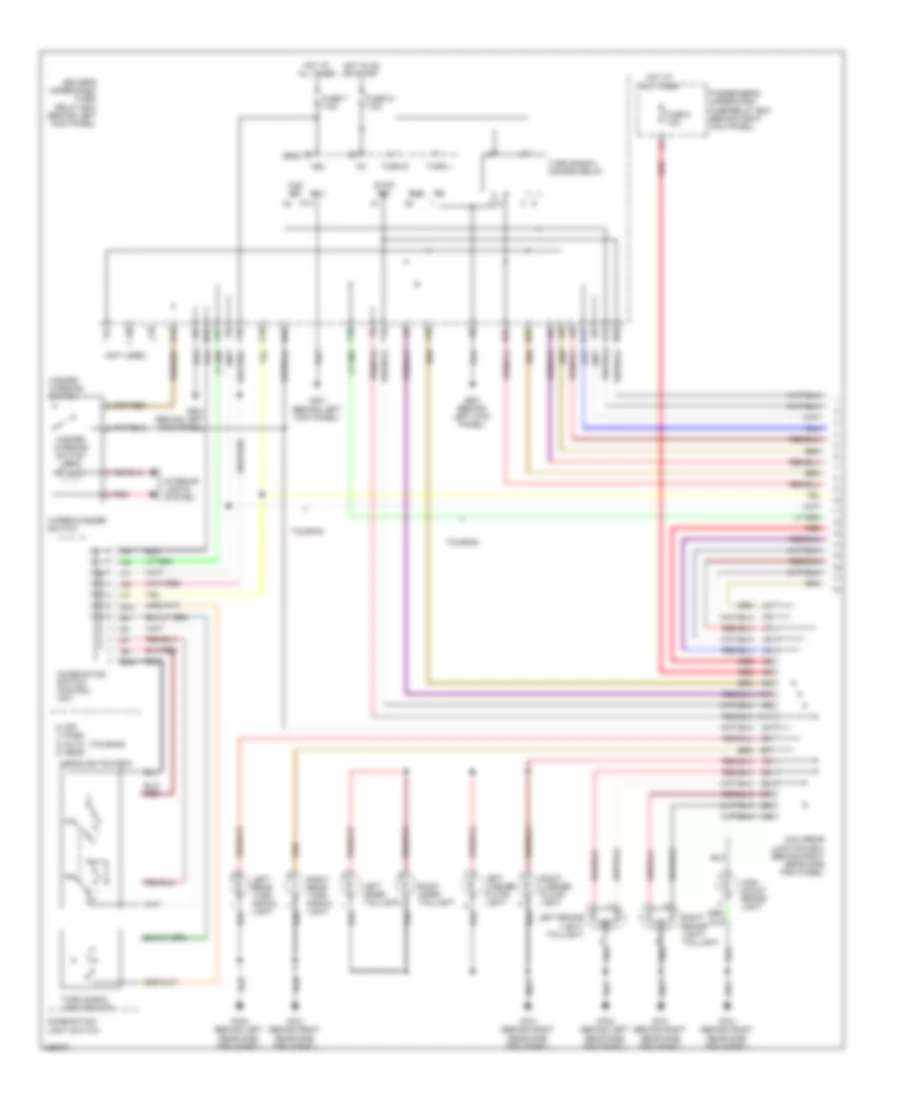 Exterior Lamps Wiring Diagram (1 of 2) for Honda Odyssey LX 2008