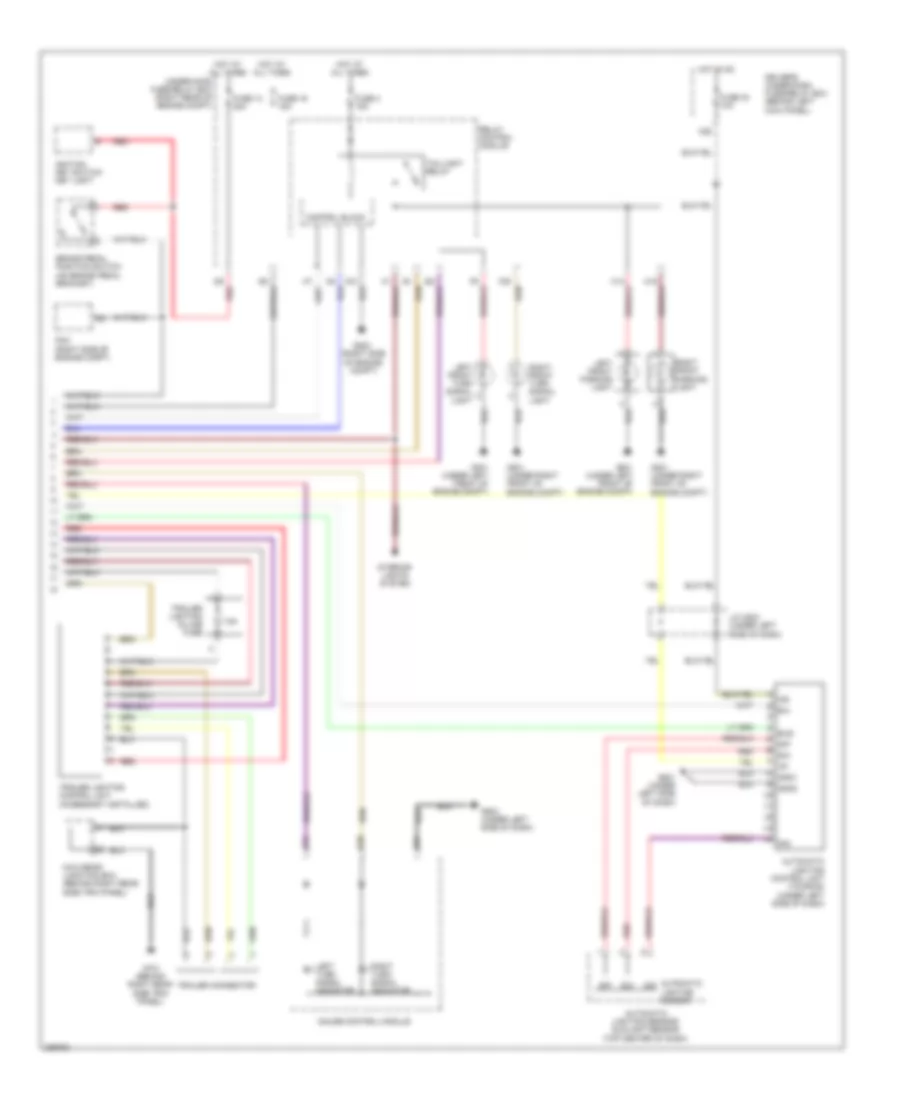 Exterior Lamps Wiring Diagram 2 of 2 for Honda Odyssey LX 2008