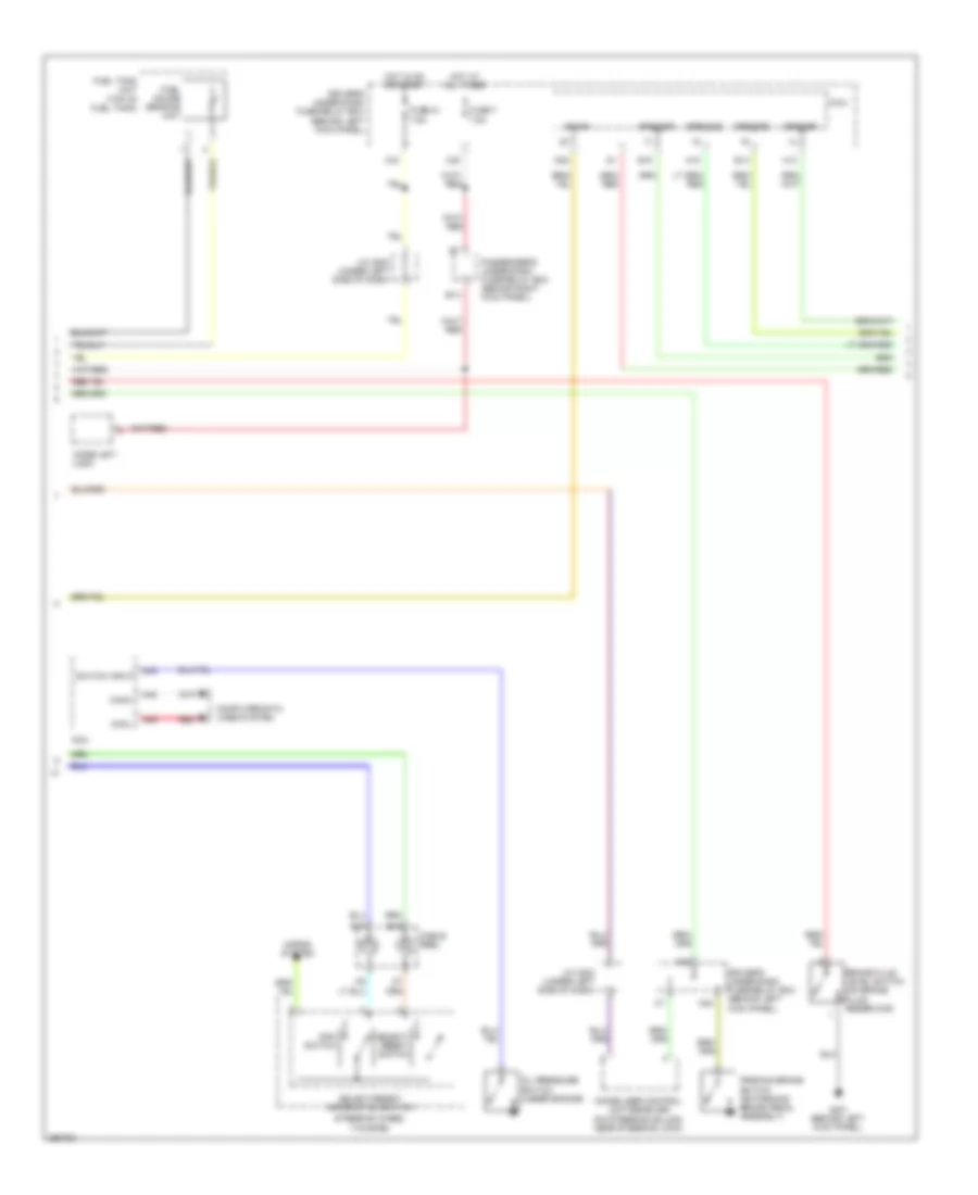 Instrument Cluster Wiring Diagram 2 of 3 for Honda Odyssey LX 2008