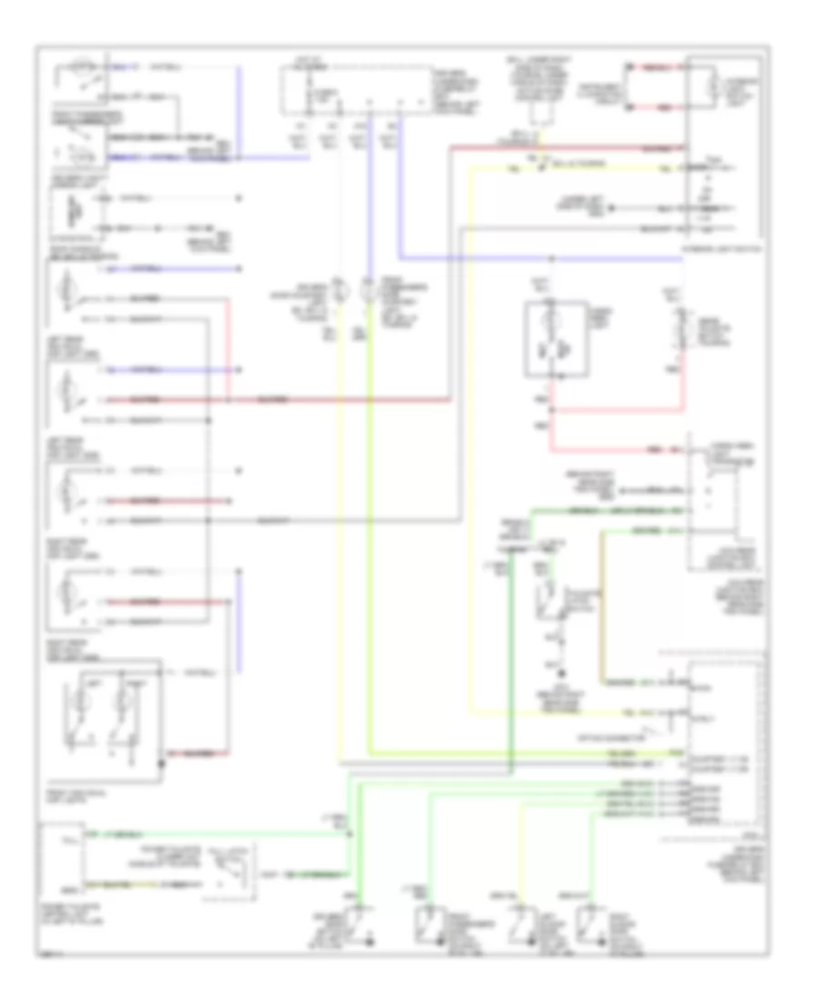 Courtesy Lamps Wiring Diagram for Honda Odyssey LX 2008