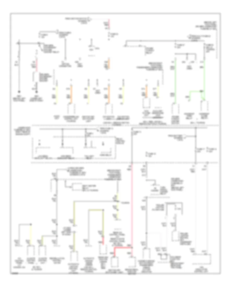 Power Distribution Wiring Diagram 5 of 6 for Honda Odyssey LX 2008