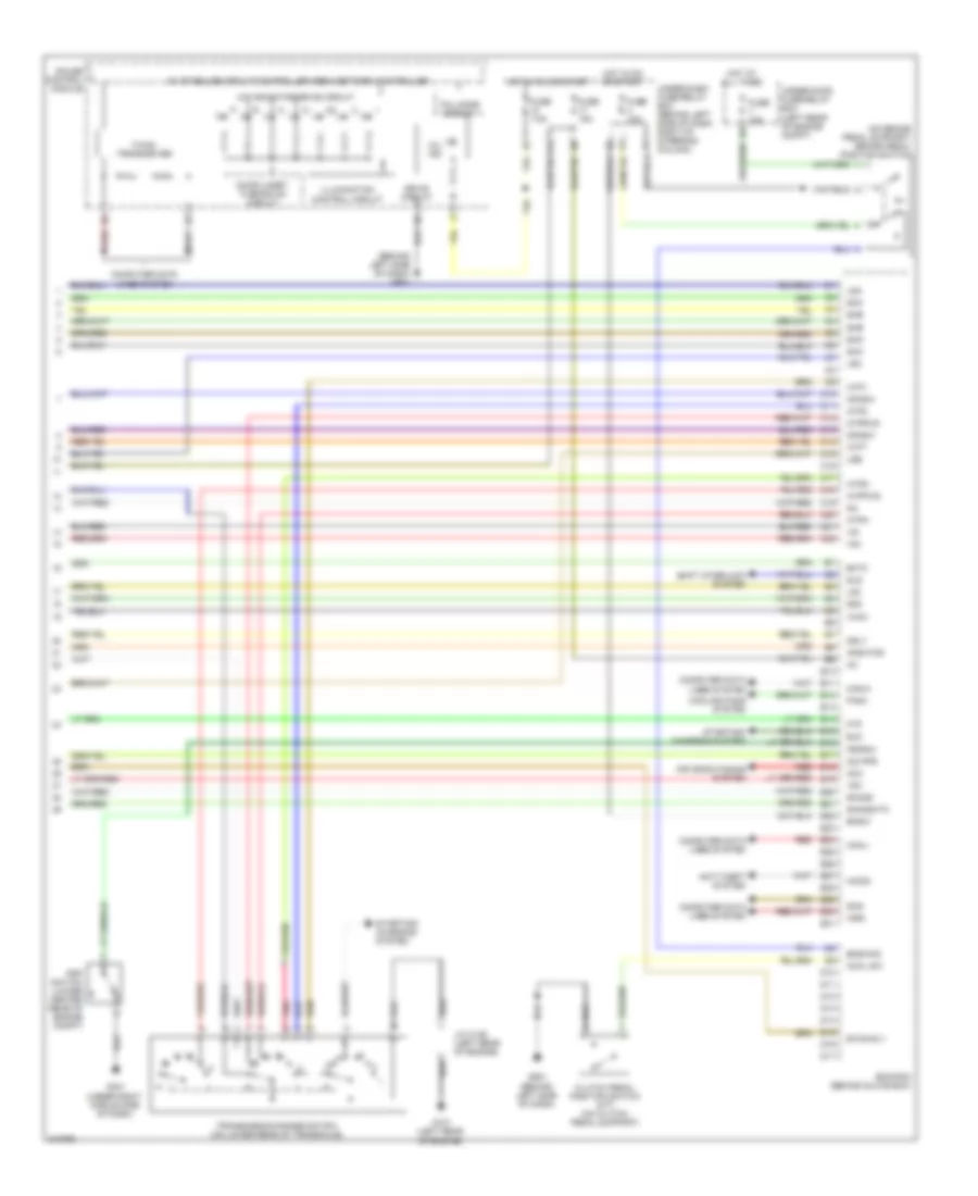 2.4L, Engine Performance Wiring Diagram (4 of 4) for Honda Element SC 2009