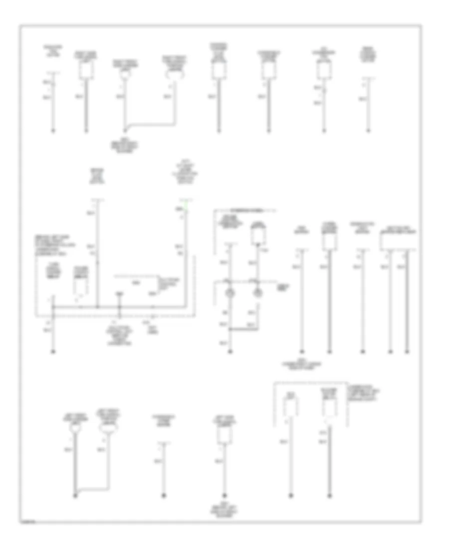 Ground Distribution Wiring Diagram 2 of 4 for Honda Element SC 2009