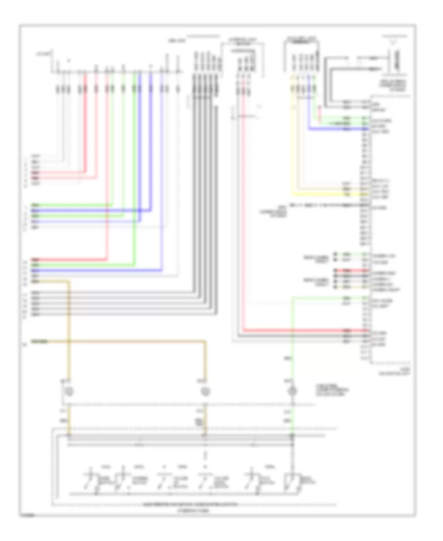 Navigation Wiring Diagram (3 of 3) for Honda Element SC 2009
