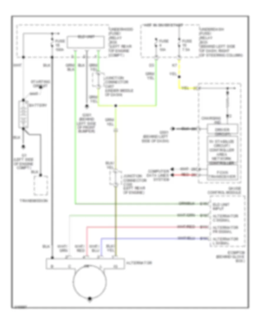 Charging Wiring Diagram for Honda Element SC 2009