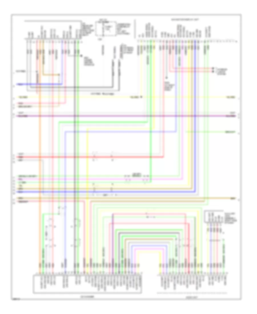 Navigation Wiring Diagram (2 of 3) for Honda Ridgeline RT 2007