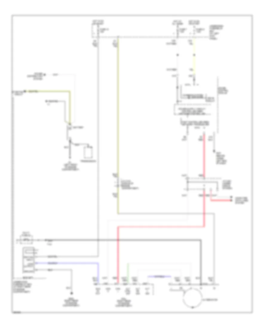 Charging Wiring Diagram for Honda Ridgeline RT 2007