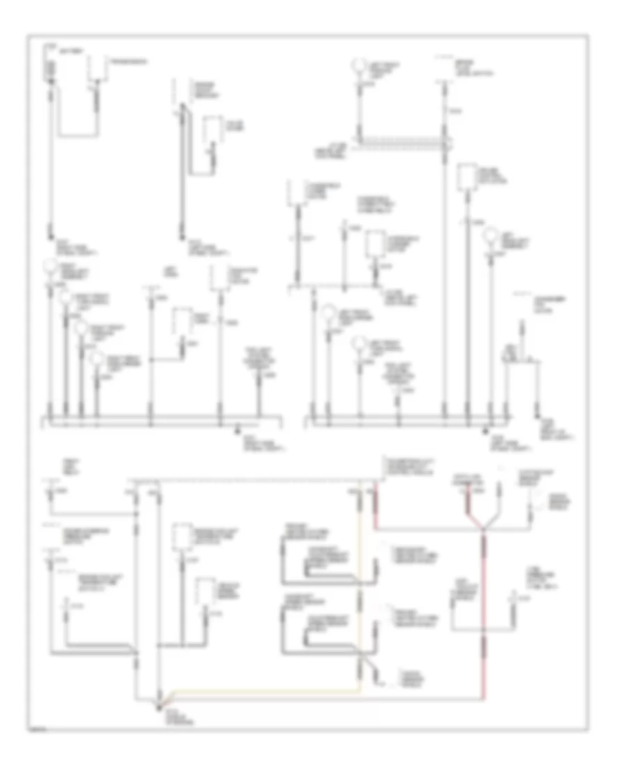 Ground Distribution Wiring Diagram 1 of 4 for Honda Prelude Si 1995