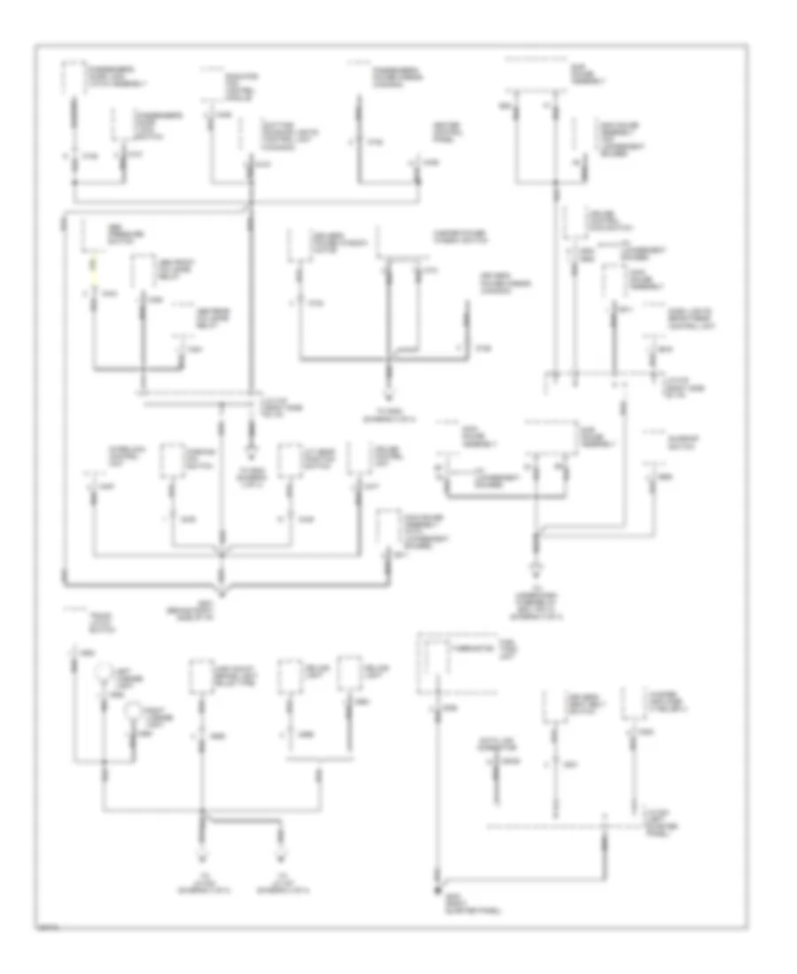 Ground Distribution Wiring Diagram (2 of 4) for Honda Prelude Si 1995