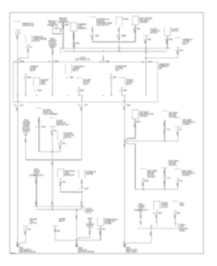 Ground Distribution Wiring Diagram 3 of 4 for Honda Prelude Si 1995