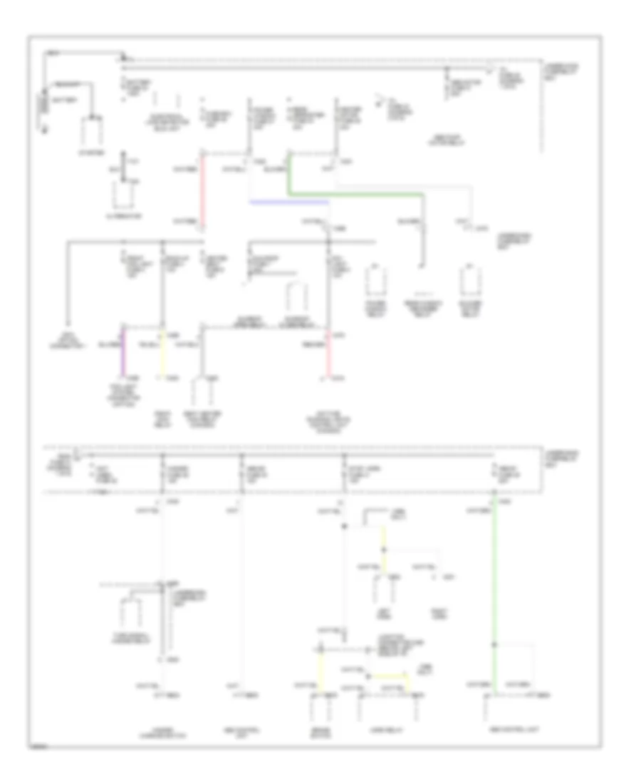 Power Distribution Wiring Diagram 1 of 6 for Honda Prelude Si 1995