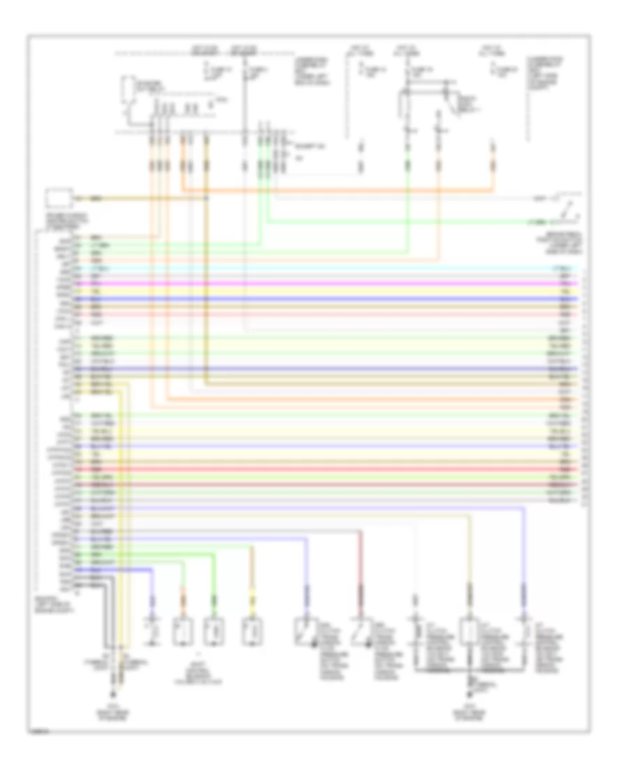 Transmission Wiring Diagram Except Hybrid 1 of 2 for Honda Civic Si 2011