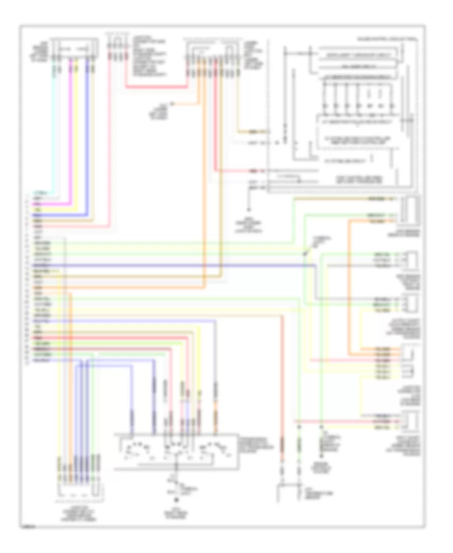 Transmission Wiring Diagram, Except Hybrid (2 of 2) for Honda Civic Si 2011