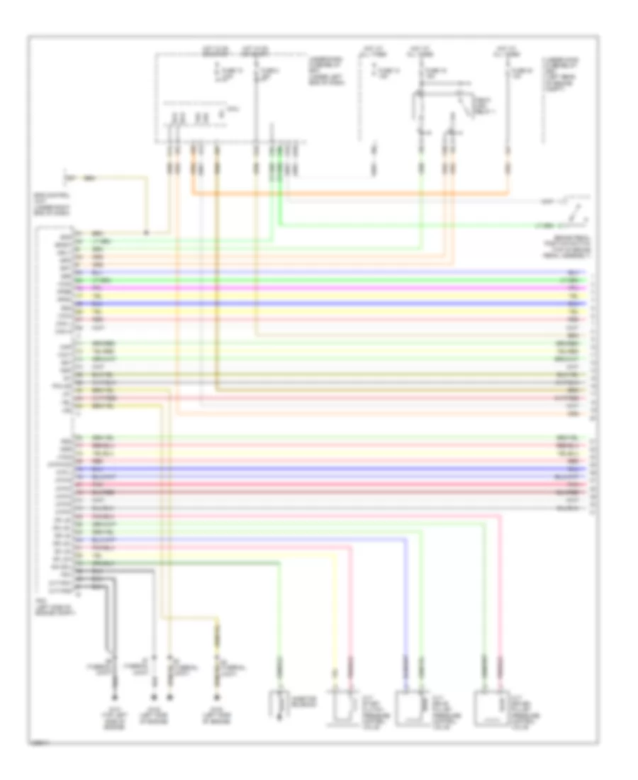 Transmission Wiring Diagram, Hybrid (1 of 2) for Honda Civic Si 2011