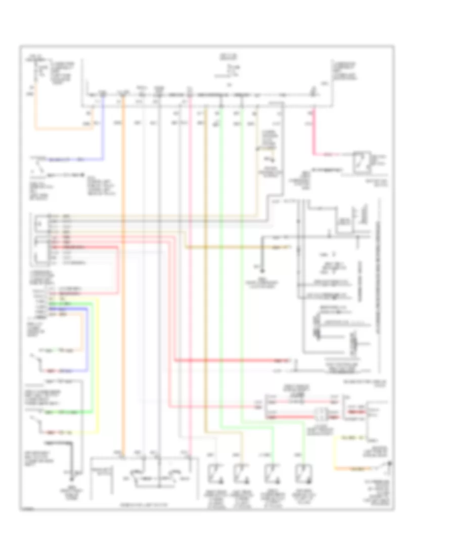 Chime Wiring Diagram Except Hybrid for Honda Civic Si 2011