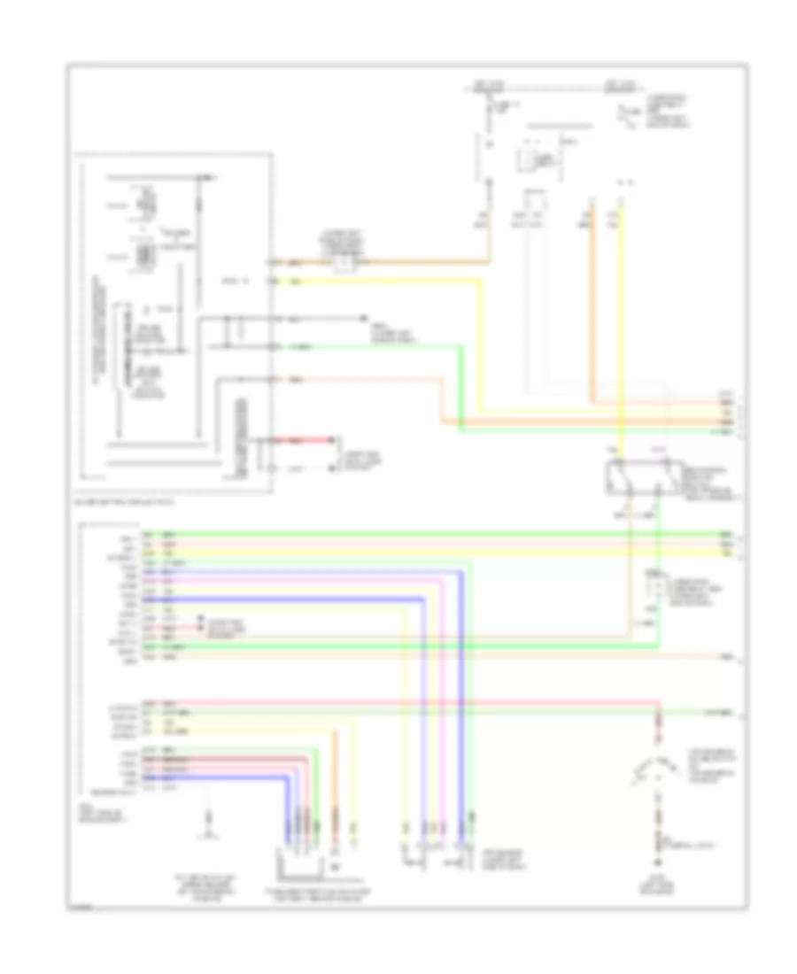 Cruise Control Wiring Diagram, Hybrid (1 of 2) for Honda Civic Si 2011