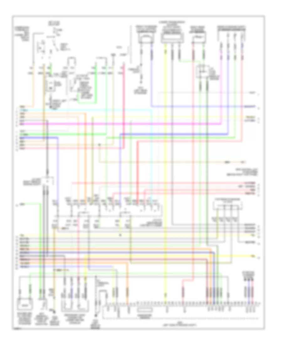 2.0L, Engine Controls Wiring Diagram (2 of 3) for Honda Civic Si 2011