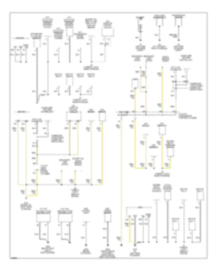 Ground Distribution Wiring Diagram Except Hybrid 1 of 4 for Honda Civic Si 2011