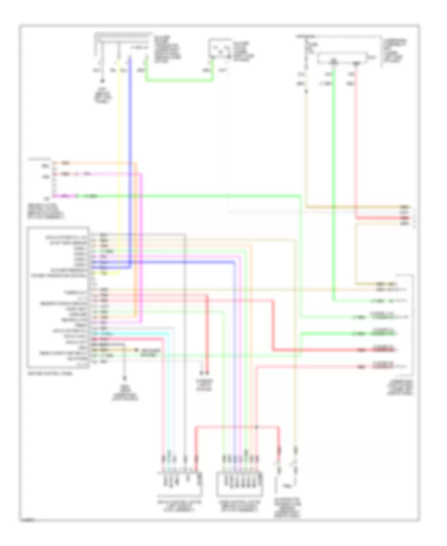 Air Conditioning Wiring Diagram, Except Hybrid (1 of 2) for Honda Civic Hybrid 2006