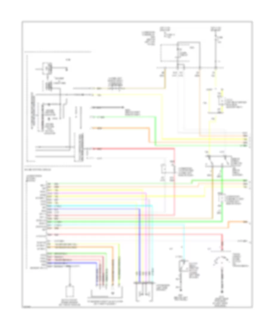 Cruise Control Wiring Diagram Except Hybrid 1 of 2 for Honda Civic Hybrid 2006