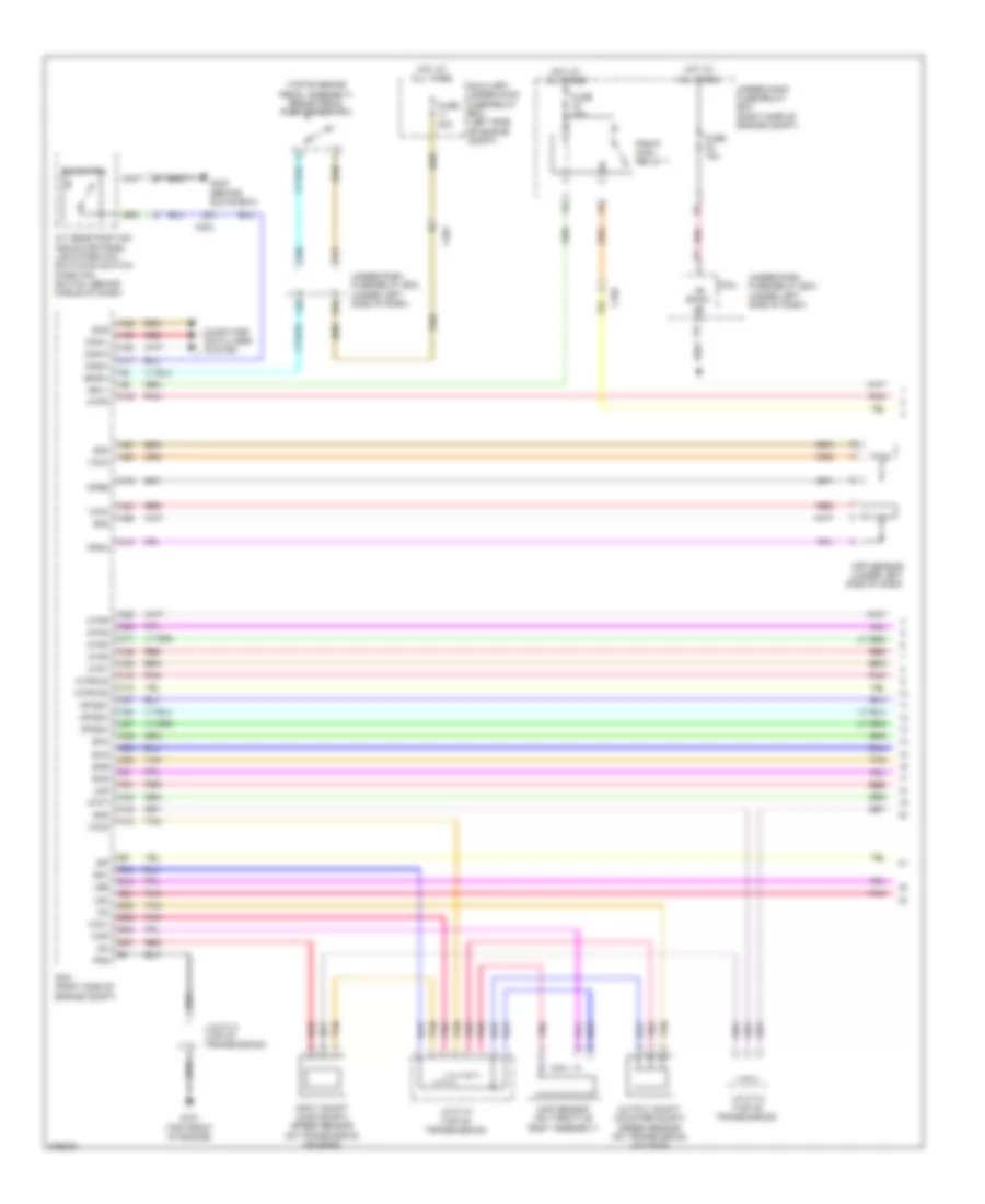 A T Wiring Diagram 1 of 2 for Honda Pilot Touring 2013