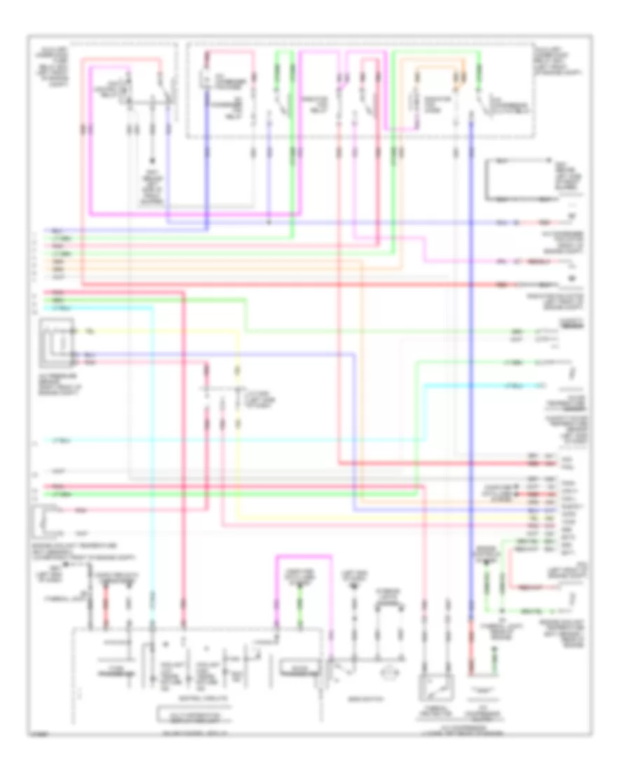 Automatic AC Wiring Diagram (2 of 2) for Honda Insight LX 2014
