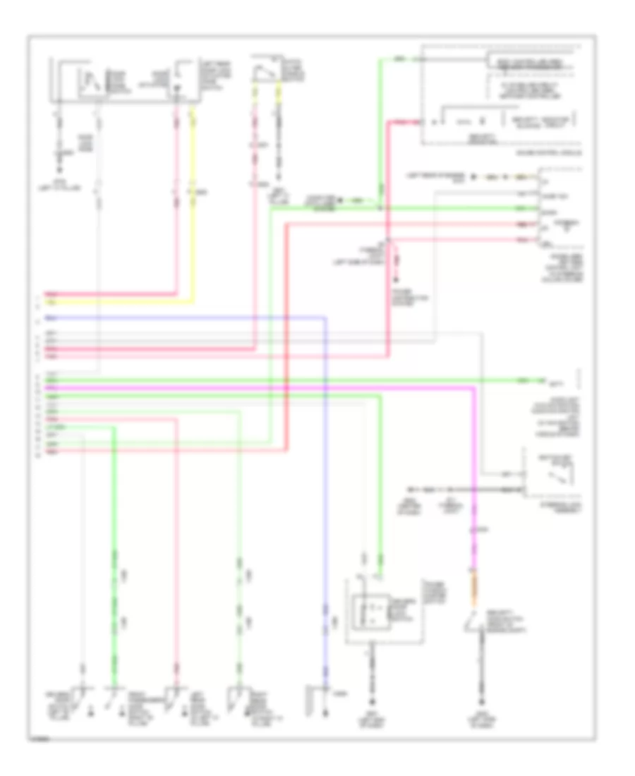 Forced Entry Wiring Diagram (2 of 2) for Honda Insight LX 2014