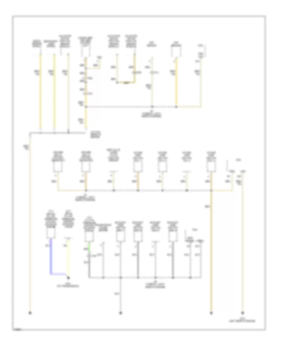 Ground Distribution Wiring Diagram 1 of 4 for Honda Insight LX 2014