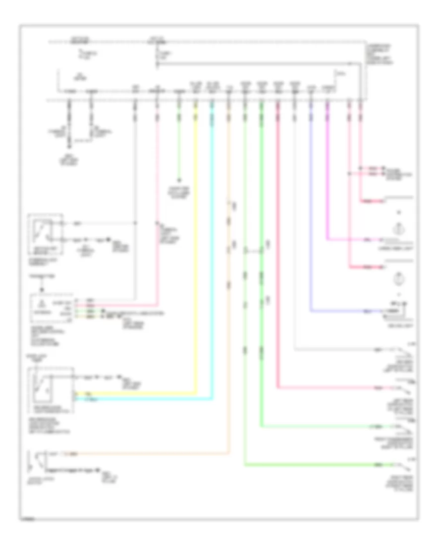 Entry Light Timer Wiring Diagram for Honda Insight LX 2014