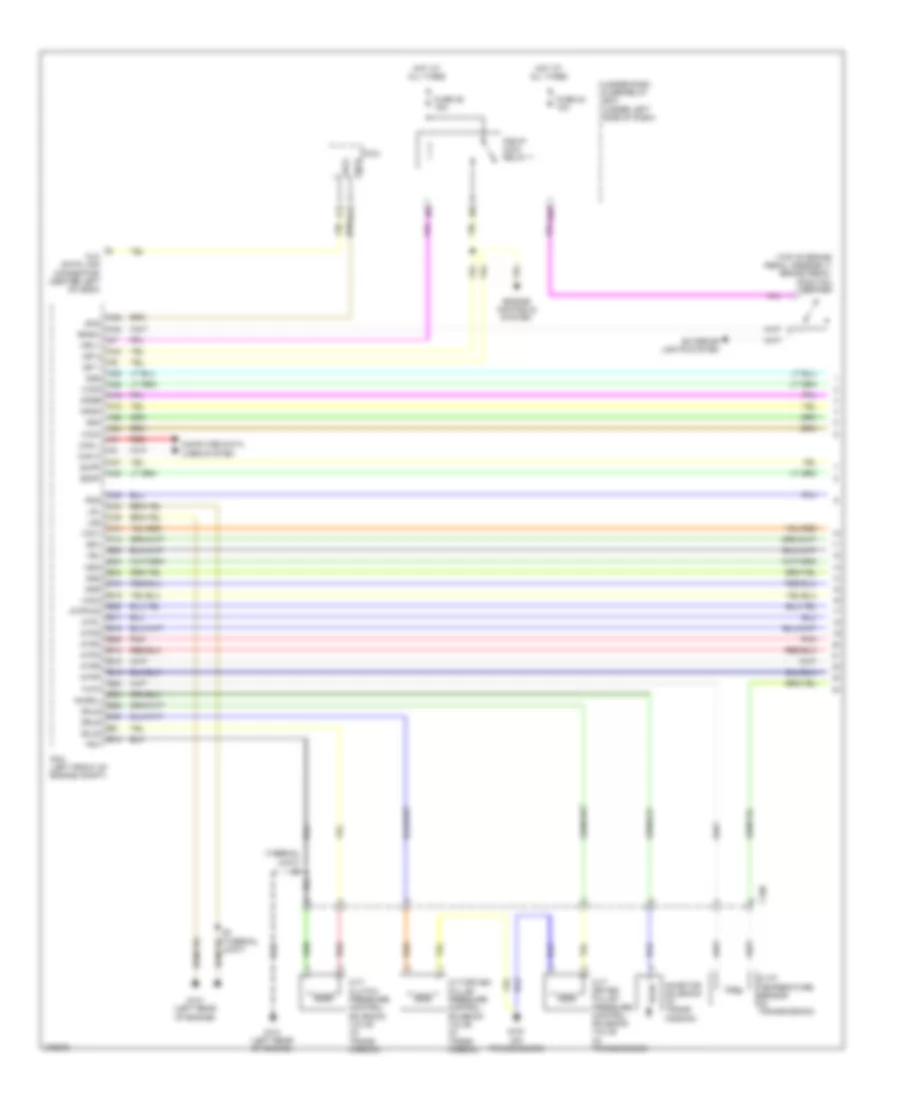 Transmission Wiring Diagram 1 of 2 for Honda Insight LX 2014