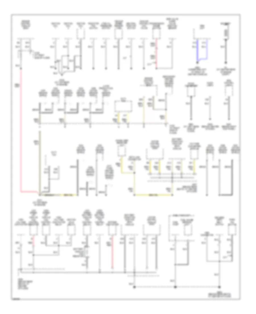 Ground Distribution Wiring Diagram 1 of 2 for Honda Insight 2005