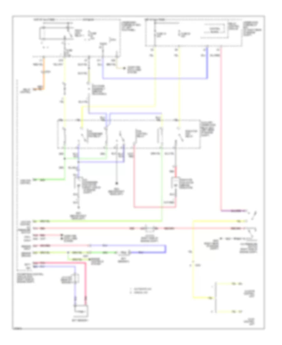 Cooling Fan Wiring Diagram for Honda Ridgeline RTL 2012