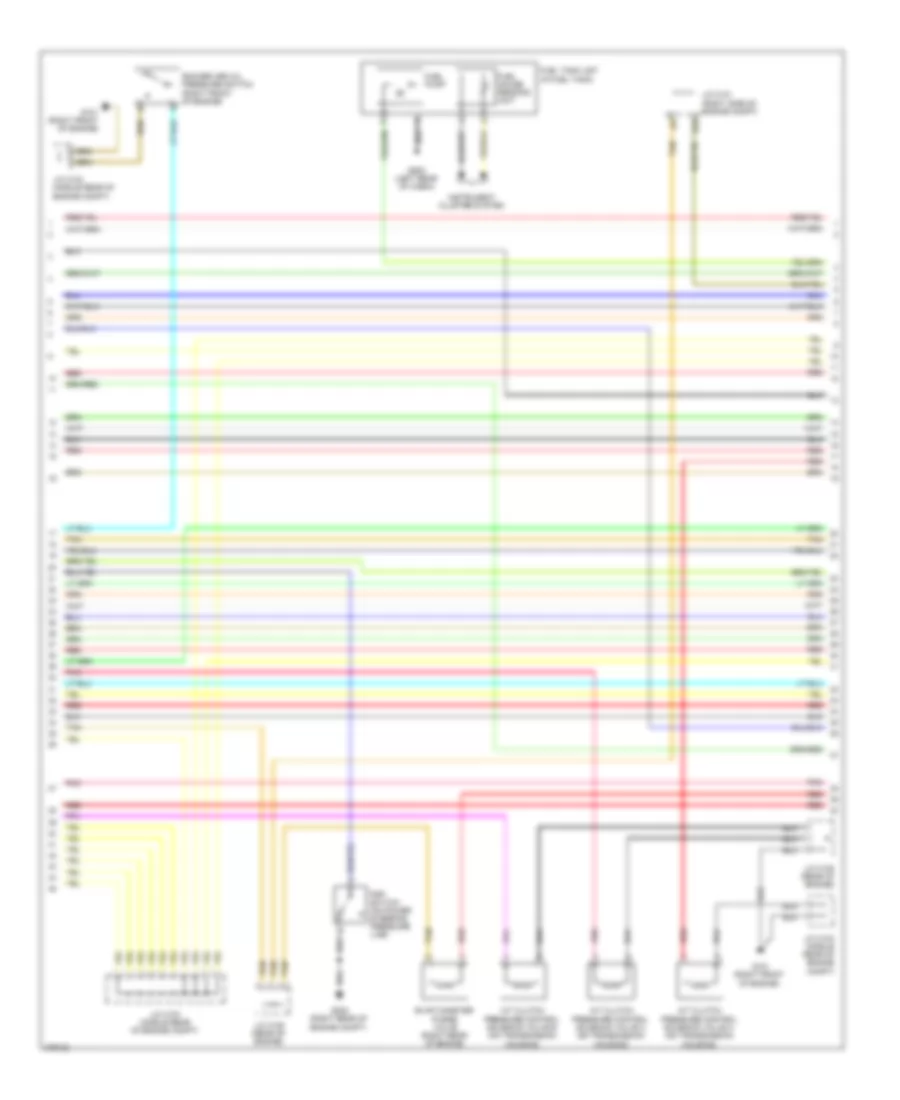 3.5L, Engine Performance Wiring Diagram (2 of 7) for Honda Ridgeline RTL 2012