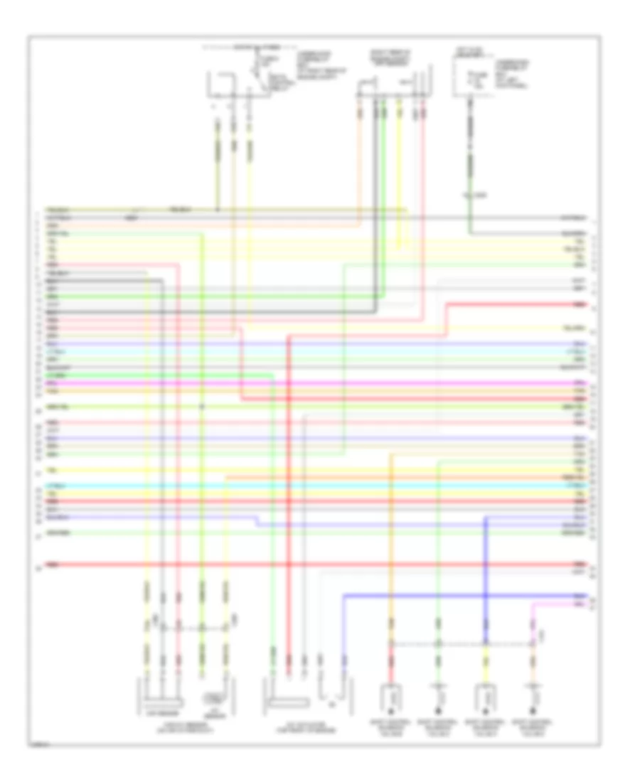 3.5L, Engine Performance Wiring Diagram (4 of 7) for Honda Ridgeline RTL 2012