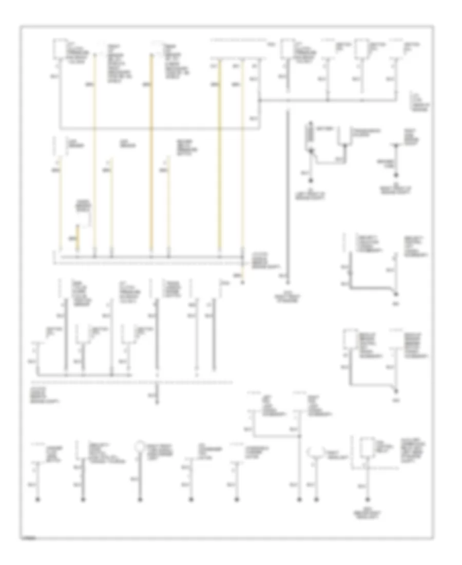 Ground Distribution Wiring Diagram 1 of 5 for Honda Ridgeline RTL 2012