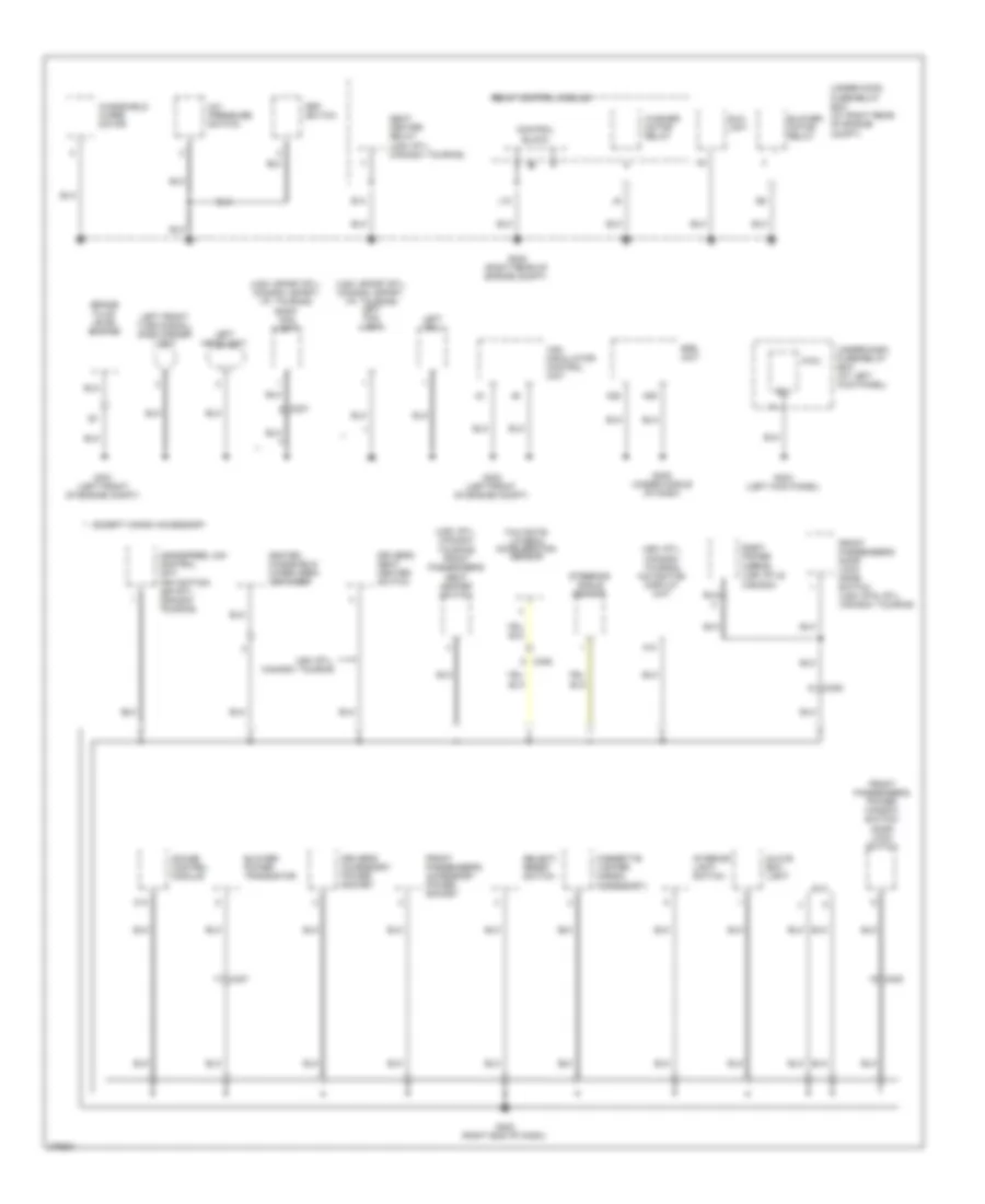 Ground Distribution Wiring Diagram (2 of 5) for Honda Ridgeline RTL 2012